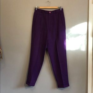 Dope vintage purple trousers/pants high waisted